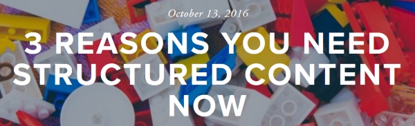 3 reasons you need structured content now